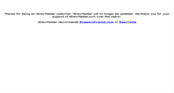 Desktop Screenshot of ibrewmaster.com